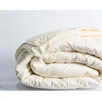 přikrývka Celoroční přikrývka z ovčí vlny merino: Krémová 140x200cm