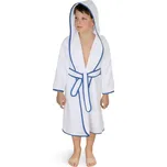 Froté župan bílý s modrou stuhou vel. 3 - 5 let