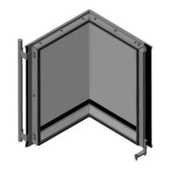 Krbová kamna Romotop Dveře topeniště Barva: Šedá