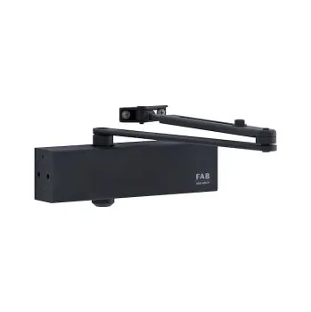 Zavírač dveří Dveřní zavírač FAB SMART PLUS černý