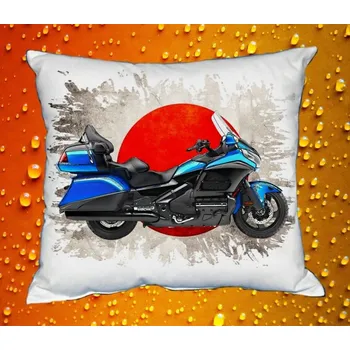 Polštář Polštářek s motorkou Honda Gold Wing blue