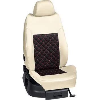 Potah sedadla Autopotahy Ford GALAXY / od r.2006-> , 5 dveří, Core Ghia, Trend, KOŽENKA > KS002 (KS002 / Béžový koženkový bok)