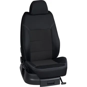 Potah sedadla Autopotahy Volkswagen TOURAN / od r.2015->, 7 Míst 5 dveří, Comfort Line, KOMFORT > OR 0150 (OR 0150 / Černý bok)