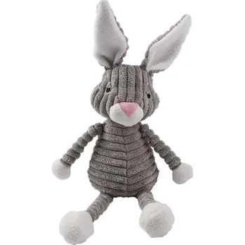 Hračka pro psa Plyšová hračka pro psy se zvukem - Šedý králík