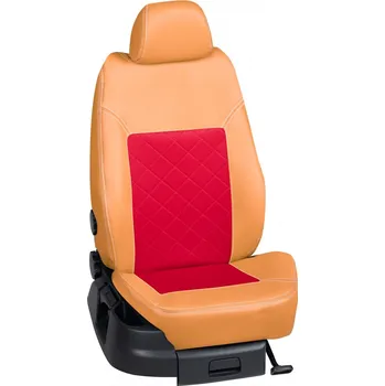 Potah sedadla Autopotahy Kia CEED / od r.2018->, 5 dveří, KOŽENKA > K0011 (K0011 / Hnědý koženkový bok)