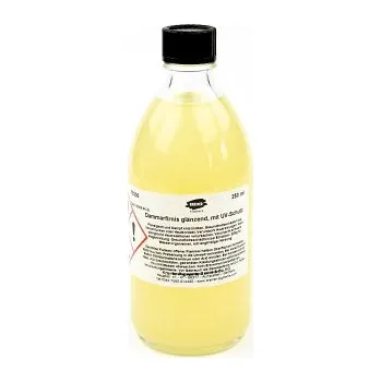 Lak na dřevo Damarový lak lesklý Kremer 250ml 79300 (Damarový lak lesklý Kremer 250ml 79300)