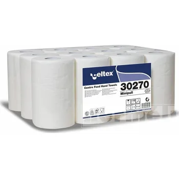 Papírový ručník Papírové ručníky v miniroli CELTEX LUX bílá 2 vrstvy
