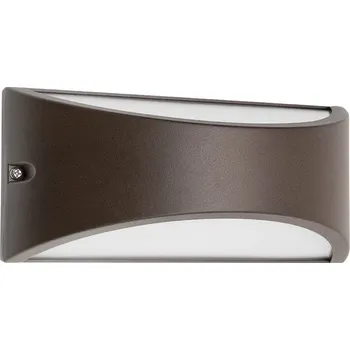 Venkovní osvětlení Smarter LED venkovní nástěnné svítidlo Scudo, d. 22cm Barva: Hnědá