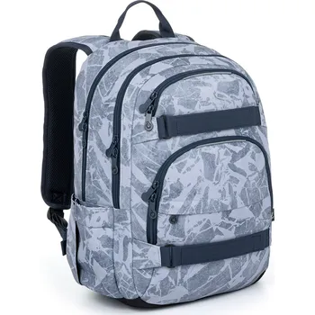 Školní batoh Studentský batoh Šedý mramor Topgal VIKI 24036