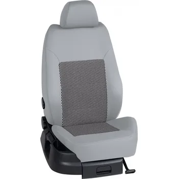 Potah sedadla Autopotahy Fiat DUCATO / od r.2016->, 6 Míst 3 dveře, STANDARD > OR 0372 (OR 0372 / Světle šedý bok)