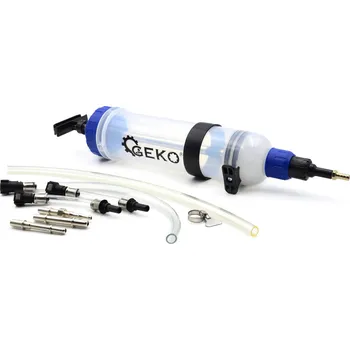 GEKO G02124 Odsávací pumpička na olej, benzín a naftu, 1,5 litru, s adaptéry