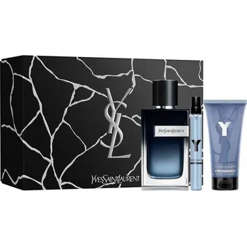 Yves Saint Laurent Yves Saint Laurent Y, Parfumovaná voda 100ml + Parfumovaná voda 10ml + Sprchový gél 50ml Pre mužov Parfumovaná voda