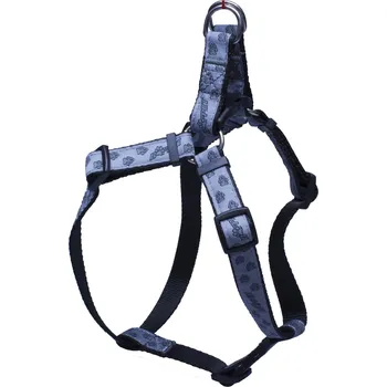 Postroj pro psa BAFPET Popruhové kšíry TLAPKY BAF Barva: Šedá, Rozměr: 20mm x OH 44-72cm 18414TB