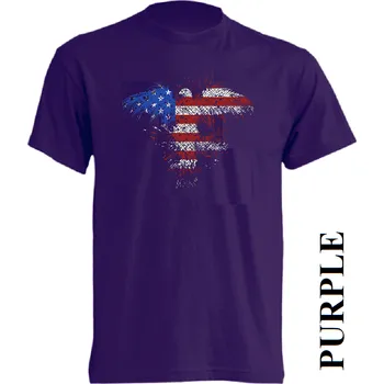 detske-levne-bavlnene-tricko-potisk-americka-orlice Barva: Purple - purpurová, velikost: 128