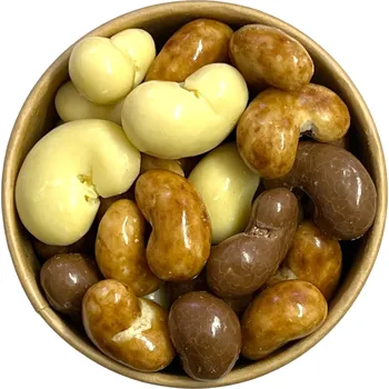 Nutworld.cz Kešu v čokoládě MIX Množství: 3 Kg