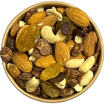 Nutworld.cz Směs Ořechů a rozinek s lupínky v čokoládě Množství: 500g