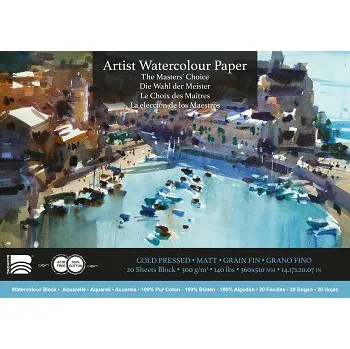 Blok Akvarelový blok Baohong 36x51cm cold pressed 300g (Akvarelový blok Baohong 36x51cm cold pressed 300g)