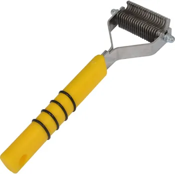 Kartáč pro zvířata Alcoso Trimovací hřeben MARS 1,5/40/20 plast rukojeť velmi jemný Velikost: 1,5/40/20 plast rukojeť velmi jemný