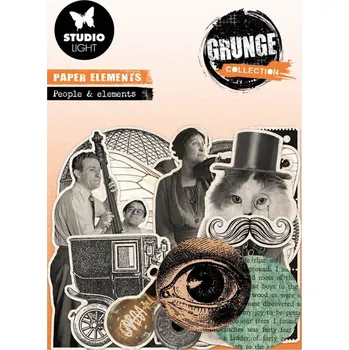 Studio Light Papírové výseky Studio Light "Grunge", 47 ks - Vintage motivy