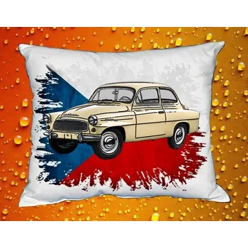 Povlak na polštářek Polštář s Českým autem 069 (auta České výroby)