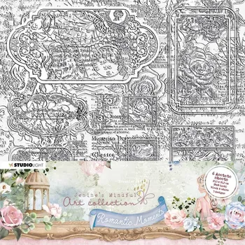 Studio Light Acetátová fólie Studio Light, 6 ks - Romantic Moments