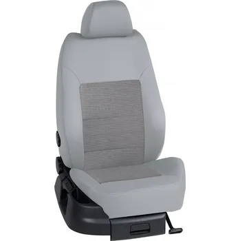 Potah sedadla Autopotahy Seat IBIZA / od r.2002->, 4/5 dveří, STANDARD > OR 0119 (OR 0119 / Světle šedý bok)