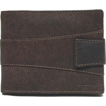 Peněženka Pánská kožená peněženka LAGEN V 98 W Hnědá