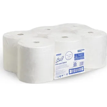 Papírový ručník SCOTT Xtra papírové ručníky v roli - bílé 6 x 304m
