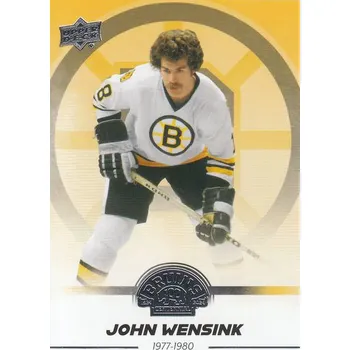 Sběratelská karetní hra řadová karta JOHN WENSINK 23-24 UD Boston Bruins Centennial číslo 59