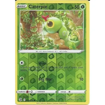 Společenská hra Pokémon karta Caterpie 001/264 Reverse Holo - Fusion Strike