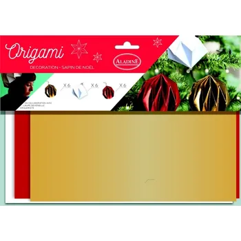 Výtvarná sada Aladine Kreativní sada Aladine Origami - Vánoční ozdoby