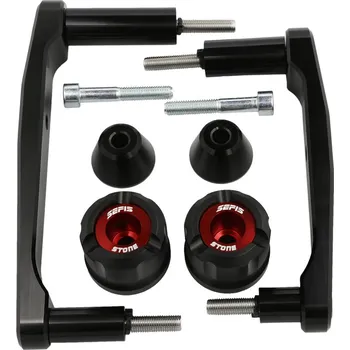 Rám pro motocykl SEFIS STONE padací protektory Kawasaki Z900 2017-2025 červená