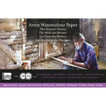 Blok Akvarelový blok Baohong 15x23cm hot pressed 300g (Akvarelový blok Baohong 15x23cm hot pressed 300g)