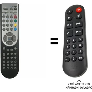 Dálkový ovladač Orava LT-680 A46B náhradní dálkový ovladač pro seniory