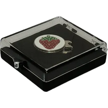 Ostatní Magnetické markovátko s klipem v krabičce - jahoda