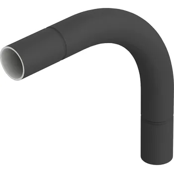 kabelová chránička OBO BETTERMANN Trubkový oblouk 90°, bez závitu, o32mm, sytě černá Ocel, St, PES50 – polyester/epoxid typ SBN32 SW 2046827