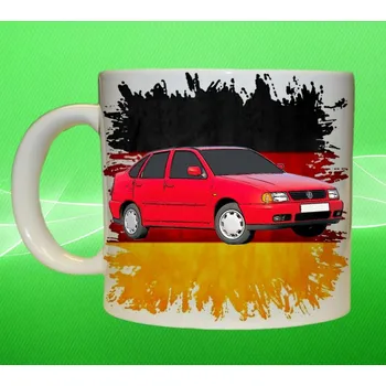 hrnek Volkswagen Polo Classic Sedan 75ml (hrneček s osobním autem )