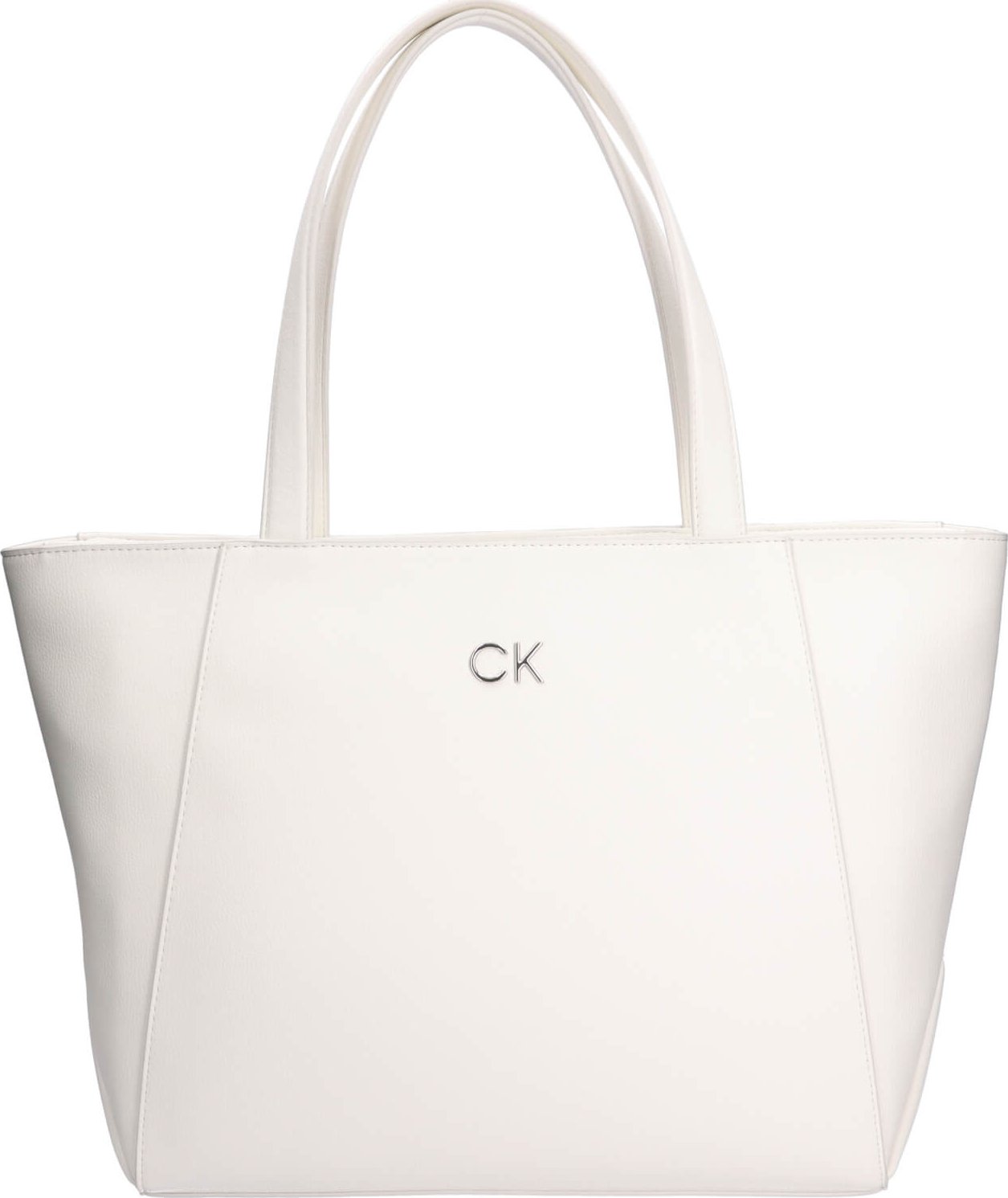 Dámská kabelka Calvin Klein Pebble - bílá