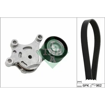 Sada žebrovaných klínových řemenů Schaeffler INA 529 0298 10
