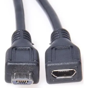 Kabel do PC PREMIUMCORD Kabel prodlužovací micro USB - micro USB 2m (M/F)