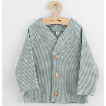 Kojenecký kabátek na knoflíky New Baby Luxury clothing Oliver šedý, vel. 80 (9-12m)