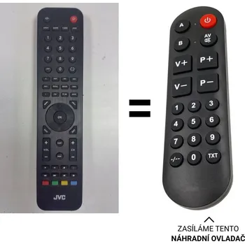 JVC RM-C3170 náhradní dálkový ovladač pro seniory