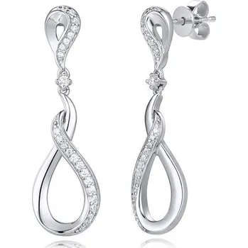 Náušnice Náušnice SILVERINO se zirkony 5147