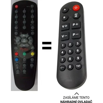 Dálkový ovladač FTE MAX T115 náhradní dálkový ovladač pro seniory