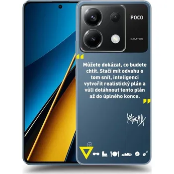 Pouzdro na mobilní telefon Picasee silikonový průhledný obal pro Xiaomi Poco X6 - Kazma - MŮŽETE DOKÁZAT, CO BUDETE CHTÍT