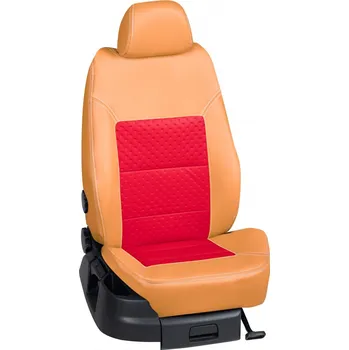 Potah sedadla Autopotahy Opel COMBO / od r.2016->, 5 dveří, KOŽENKA > K0013 (K0013 / Hnědý koženkový bok)