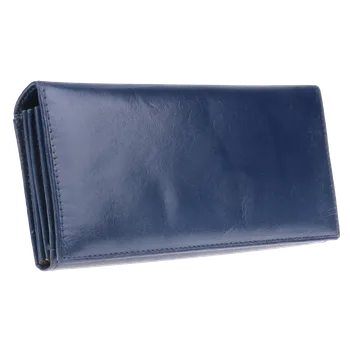 NovaKabelka.cz Dámská kožená peněženka R005 Blu