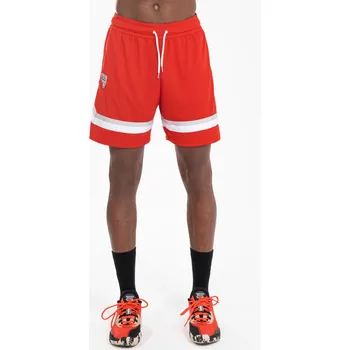 Pánské kraťasy TARMAK Unisex basketbalové kraťasy SH 900 NBA Chicago Bulls 2XL ČERNÁ|ČERVENÁ