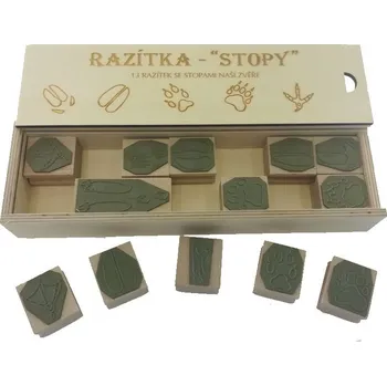 Dětské razítko Razítka STOPY ZVĚŘE č.10026