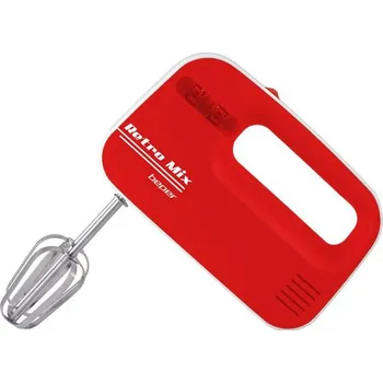 BEPER 90348-R ruční šlehač Retro Mix Rosso (200W)
